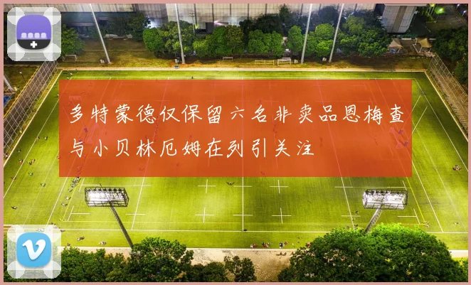 多特蒙德仅保留六名非卖品恩梅查与小贝林厄姆在列引关注